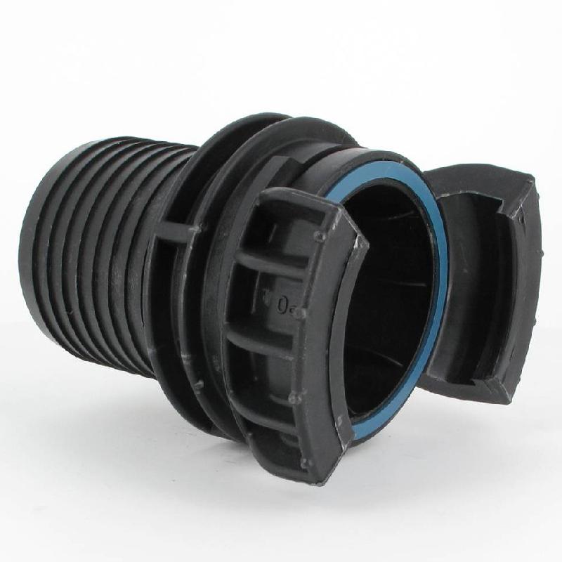 Demi-raccord symétrique avec verrou - DN 80 mm - Embout annelé Ø 90 mm - PP_3