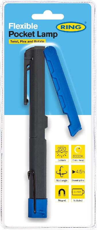 RING - Lampe de poche magnétique inclinable LED RIL58BP - 220 Lumens - 931673_3