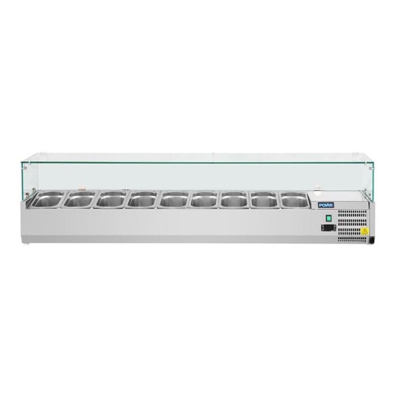 Saladette réfrigérée 9 bacs GN 1/3 Série G | Polar - GD878_3