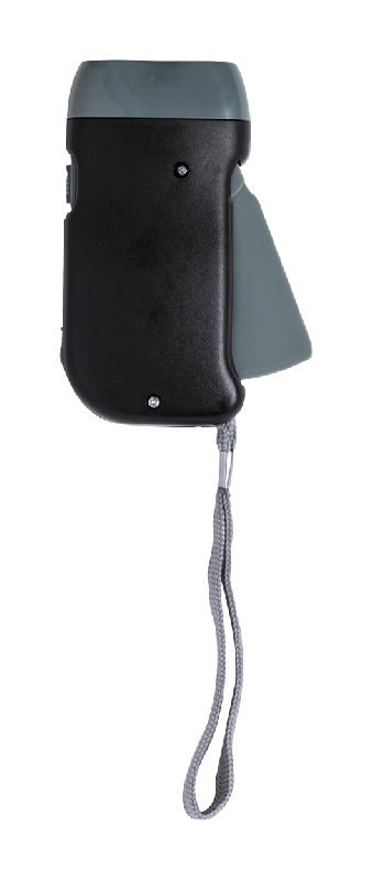 Lampe de poche 2 LED - Chargeur dynamo manuelle - Boîtier plastique ABS avec dragonne_3