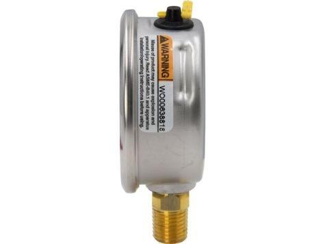 G2510L, Manomètre, 63 mm Face, Raccordement Vertical, Bain de glycérine, 11 bar pression maximale_3