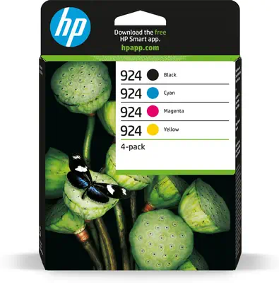HP 924 Pack de 4 Cartouches dencre authentiques CMJN_3