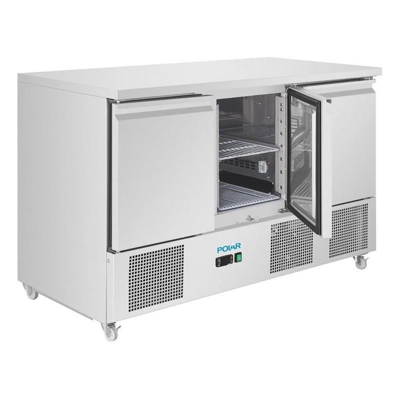 Comptoir à salade froid ventilé Série U 3 portes UA090 Polar_3