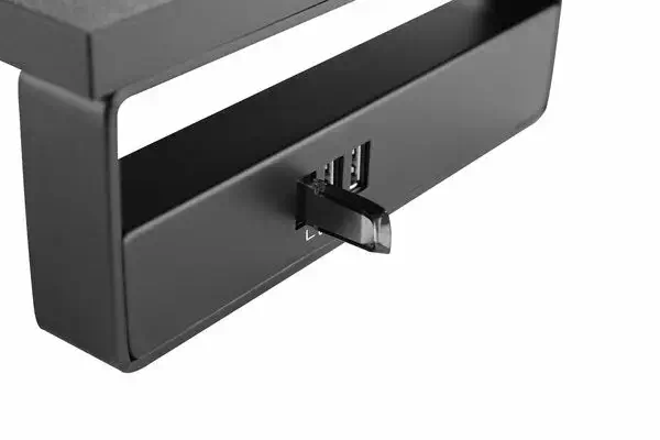 Dacomex DS-32-USB Support de livres Laptop et bras pour écran Noir_3