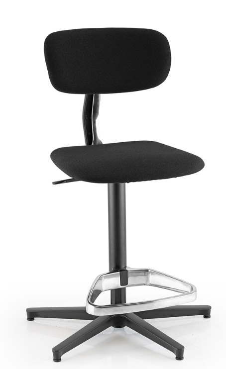 Fauteuil de bureau ergonomique ERGOKI - pour positions assis, assis-debout et debout - dossier réglable et assise flexible_3