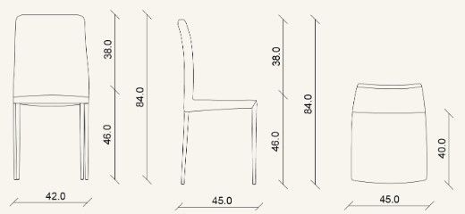 Gaia - chaises empilables - riflessi - avec son dossier flexible_3