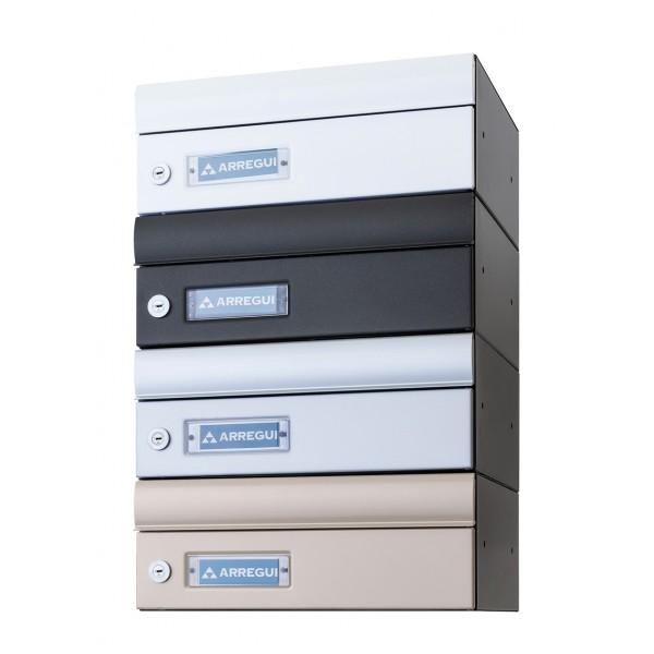 Boîte aux lettres individuelle Milenio - Arregui - acier ou aluminium - sécurité EuroLock niveau 2_3