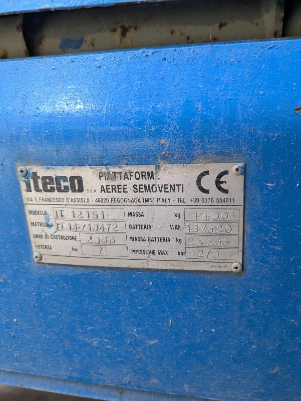 Nacelle ciseaux ITECO it12151 occasion_3