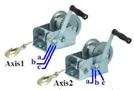 Treuil manuel PRTRM1000 Ribitech - Ribimex - 1 vitesse, force de traction 540 kg_3