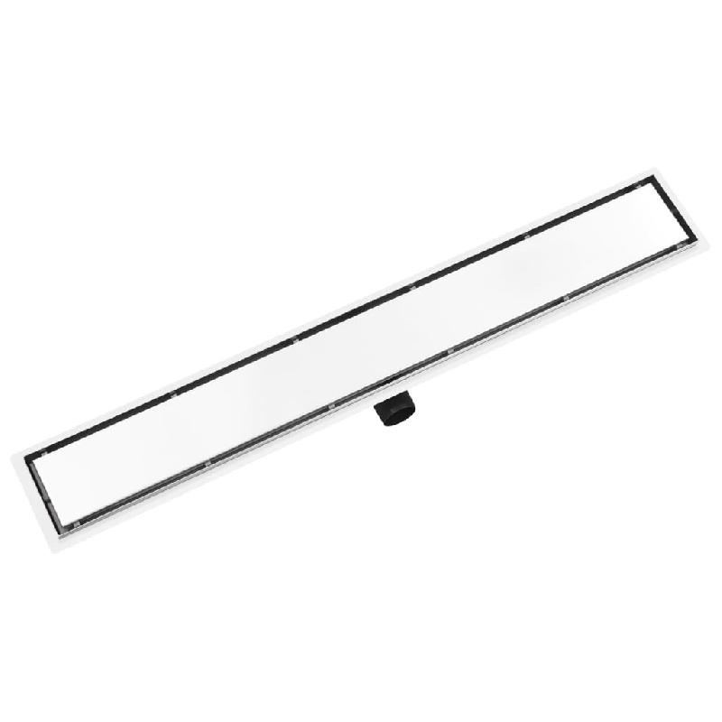 Vidaxl drain de douche avec couvercle 2 en 1 93x14 cm acier inoxydable 146010_3