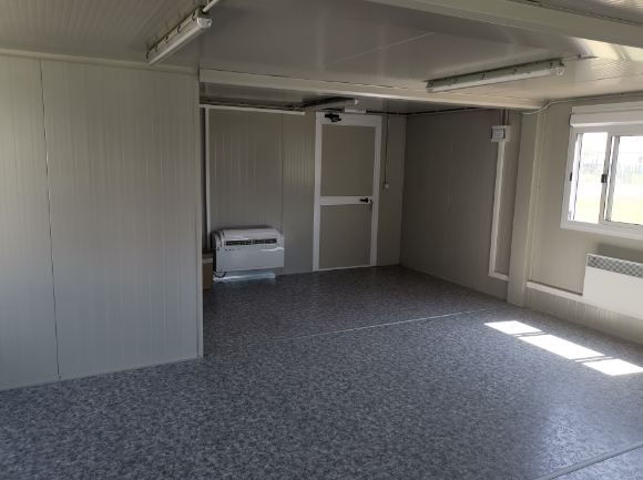 Bungalow avec 4 modules salle de classe, doté d'une installation de chauffage et de climatisation - L.6.09m x l.9.68m_3