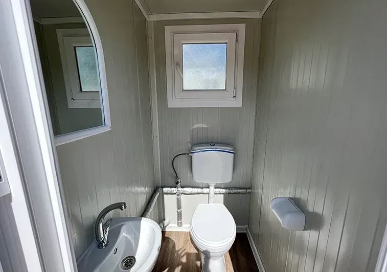 Conteneur - wc + wc avec fenêtre