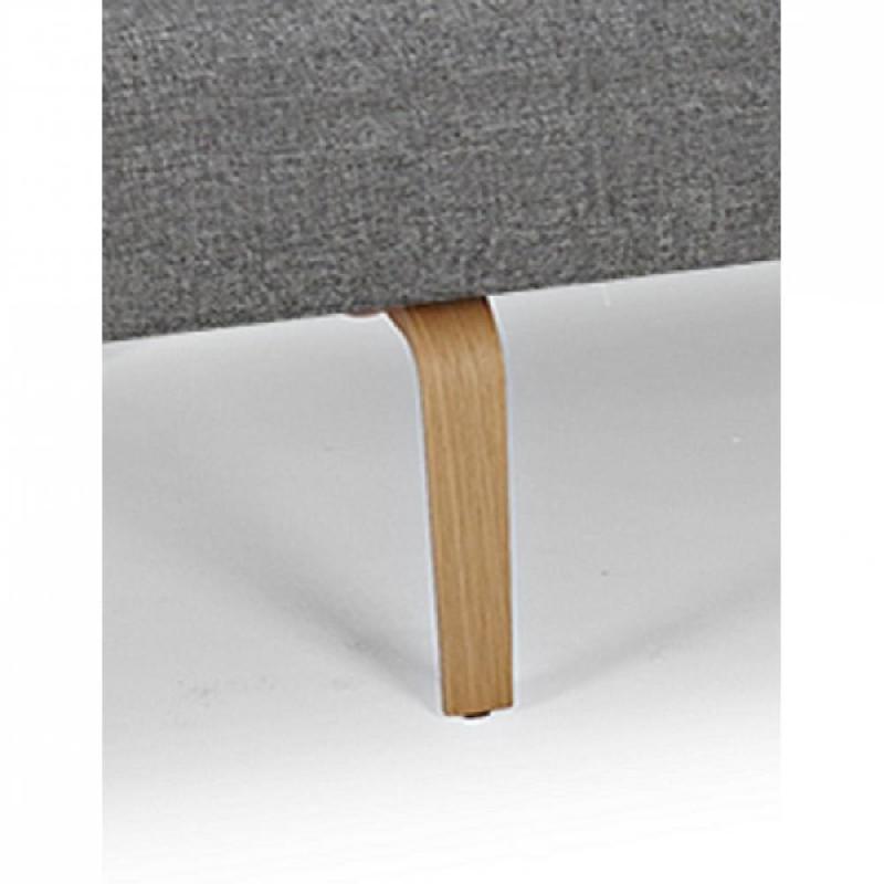 Canapé convertible design Rollo Bow - pieds en chêne - tissu Mixed Dance Grey - Innovation Living_3