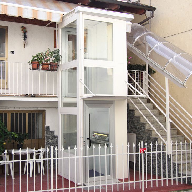 Mini-ascenseur autoportant avec une course maximale de 12 m - arealift - Domoflex outdoor_0