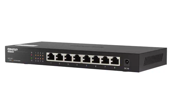 QNAP QSW-1108-8T commutateur réseau Non-géré 2.5G Ethernet (100/1000/2500) Noir_3