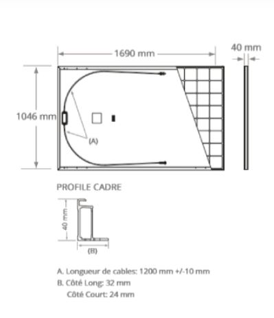 Panneau solaire Sunpower Maxeon 3-400Wc - durée de vie d'au moins 40 ans et efficacité de 22,6%_3