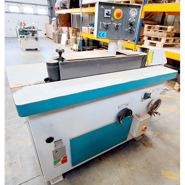 Ponceuse de chants droit et courbe avec oscillation, plan de travail inclinable et monte/baisse électrique - ACM OBS 150 ARCO_3