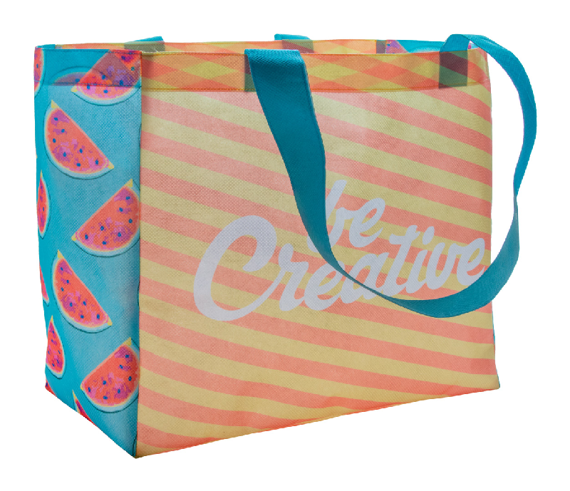 Sac shopping publicitaire - anses longues - 80 gr/m² - personnalisable en sublimation_3