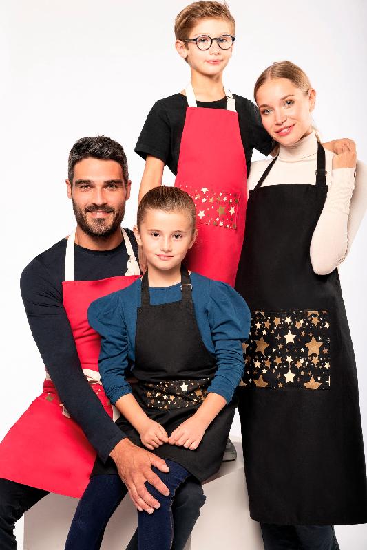 Tablier de Noël enfant - Origine France Garantie - Réf: K8009 - 100% coton - Lavable à 60°C - Marque Kariban_3