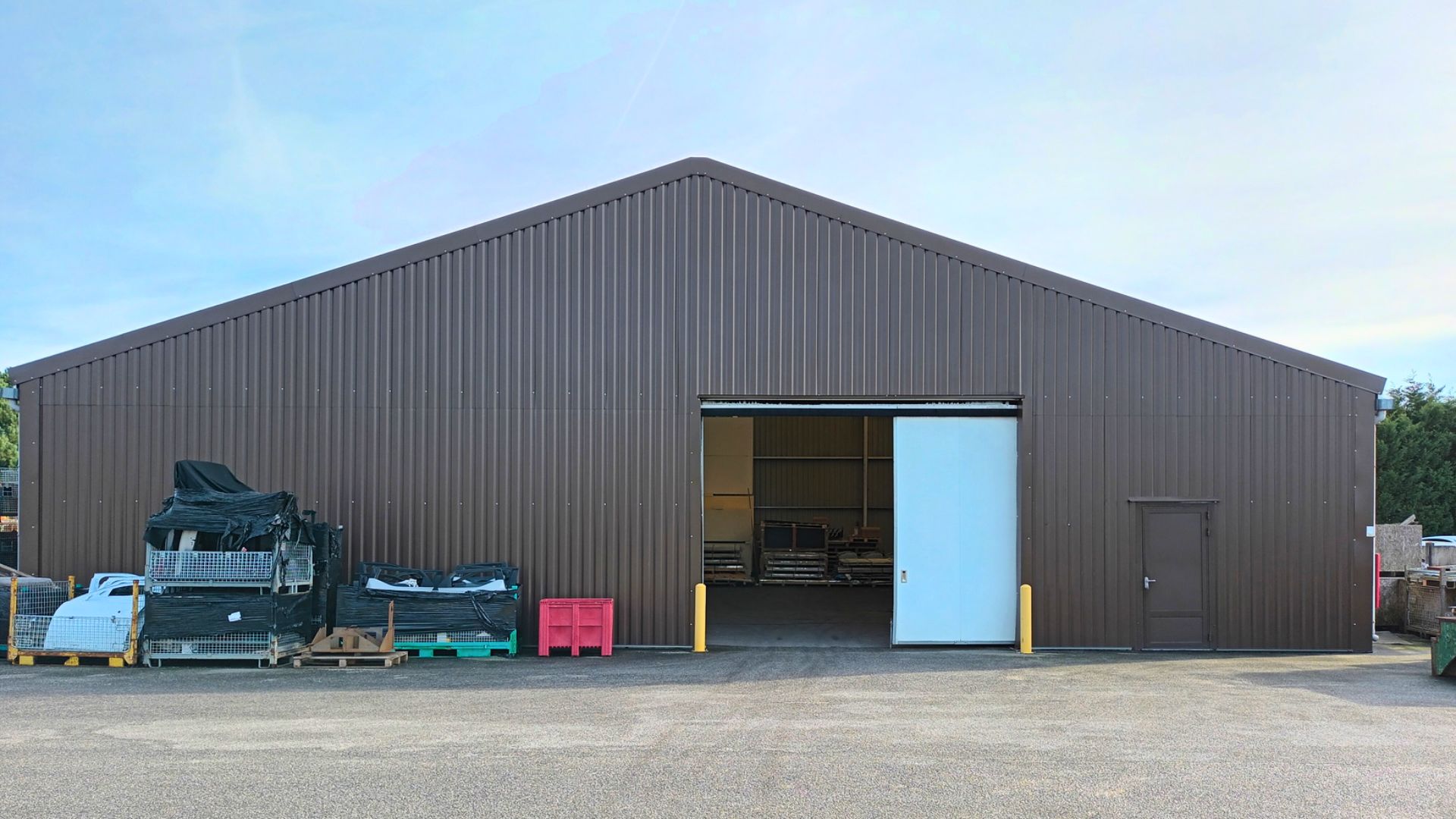 Bâtiment modulaire de stockage - Installation en quelques jours  à raison de 1000 m² par semaine de chantier_3