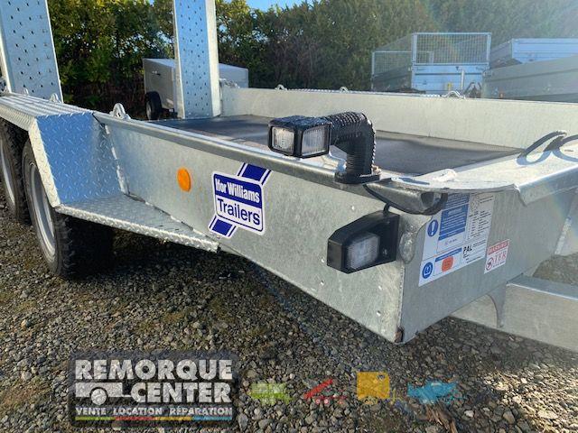 Remorque Porte-engin IFOR WILLIAMS - GH126 - PTAC : 3500 kg - 366 x 184 cm - PAN COUPÉ - Double essieu_3
