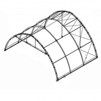 Abri tunnel de stockage - Installation simple - Polyvalence d'utilisation - Membrane plastique renforcée anti-moisissure et ignifuge_3