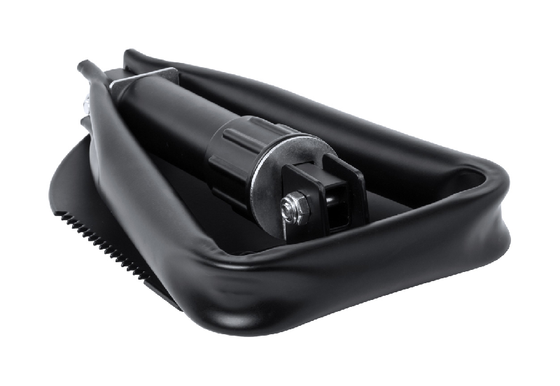 Pelle d'urgence pliable en carbone - couleur noire - 625g avec pochette de transport_3