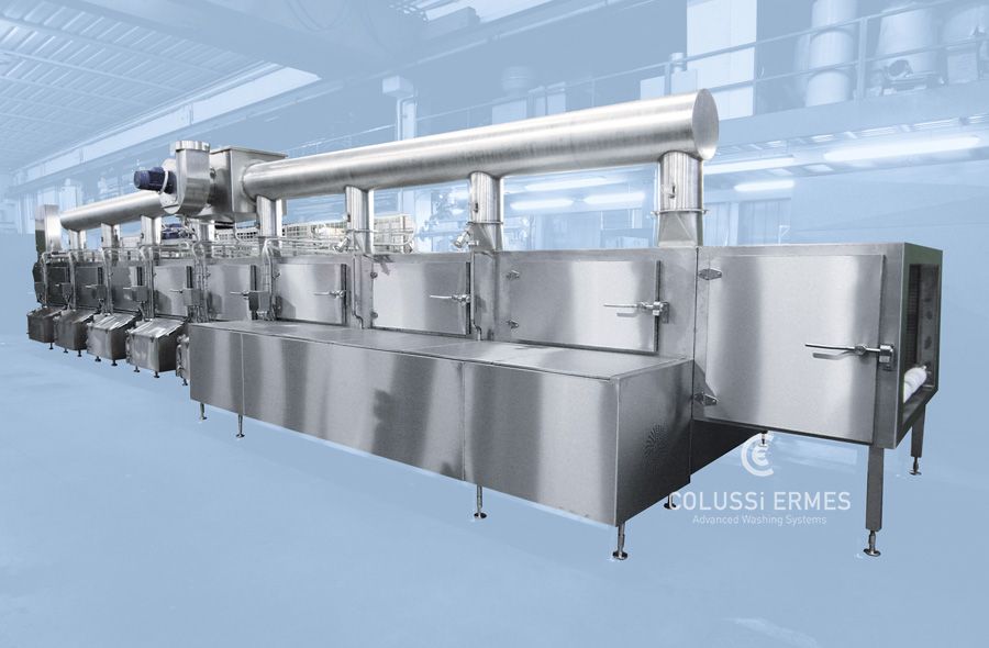 Lavage tapis et treillis - laveuses industrielles alimentaires Colussi Ermes - jusqu’à 6 mètres/minute avec programmes personnalisés_3