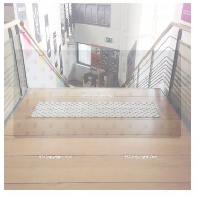 Bande d'éveil à la vigilance en caoutchouc - POD 42/81 CL - dimensions 810x420x7 mm et 810x620x7 mm - viso_3