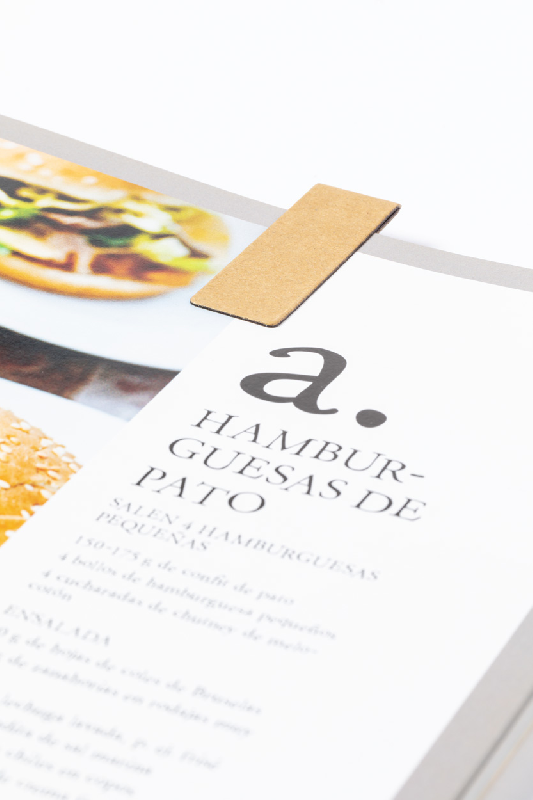 Marque-page magnétique - Papier recyclé - Couleur naturelle - Poids 4g_3