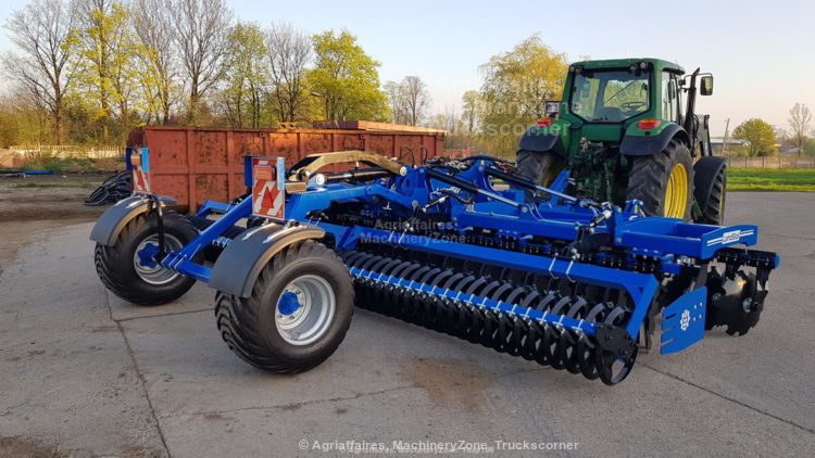 Déchaumeur à disques semi-porté 6 mètres - Landstal LST BTH 600 - neuf avec repliage hydraulique et 48 disques_3