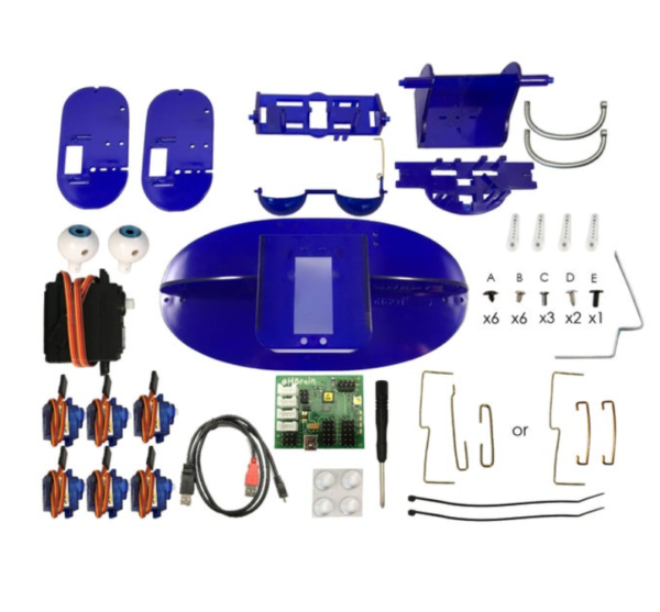 KIT ROBOT ÉDUCATIF CONSTRUCTION PROGRAMMATION TÊTE HUMANOIDE OHBOT 2.1 APPLICATION WINDOWS PYTHON SCRATCH + CAPTEURS_3