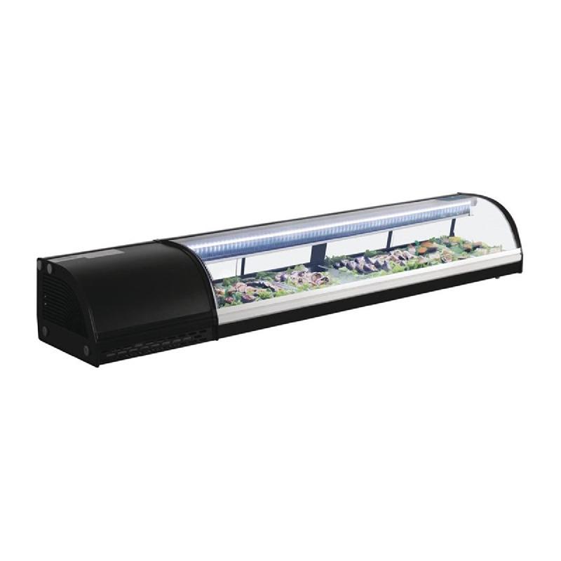 Vitrine réfrigérée à sushis - 7 bacs GN 1/3 - Série G | Polar - DA539_3