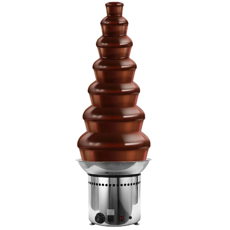 Fontaine à chocolat inox avec 7 étages - 100 cm | Qdm - SBCH7_3