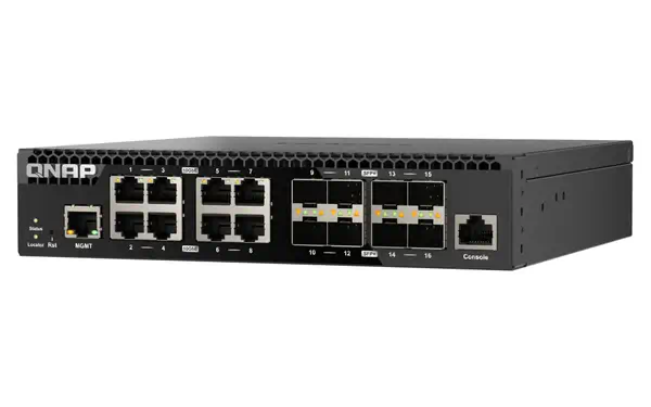 QNAP QSW-M3216R-8S8T commutateur réseau Géré L2/L3 10G Ethernet (100/1000/10000) 1U Noir_3