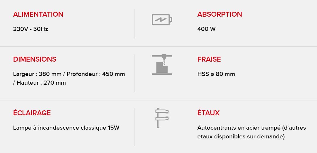 202 Machine pour clés à panneton et à pompe - Keyline S.P.A. - Moteur à deux vitesses - Poids 32 kg_3