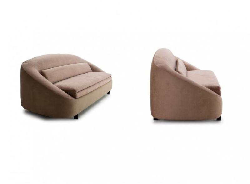 Canapé convertible Cachette 120x190 cm - Tissu personnalisable - Design contemporain - Matelas 13 cm_3