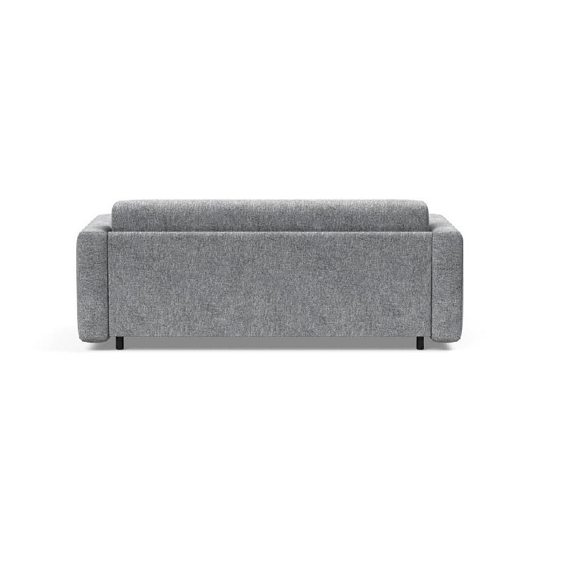INNOVATION LIVING - Canapé design Killian Dual convertible lit 195x160cm avec tissu Twist Granite et matelas réversible_3