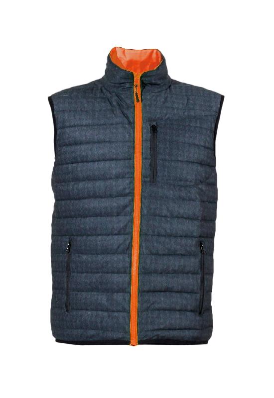 Bodywarmer réversible orange - Taille L - Sécurité et confort thermique - Réf : BODYWAR-OR-L - Marque T2S_3