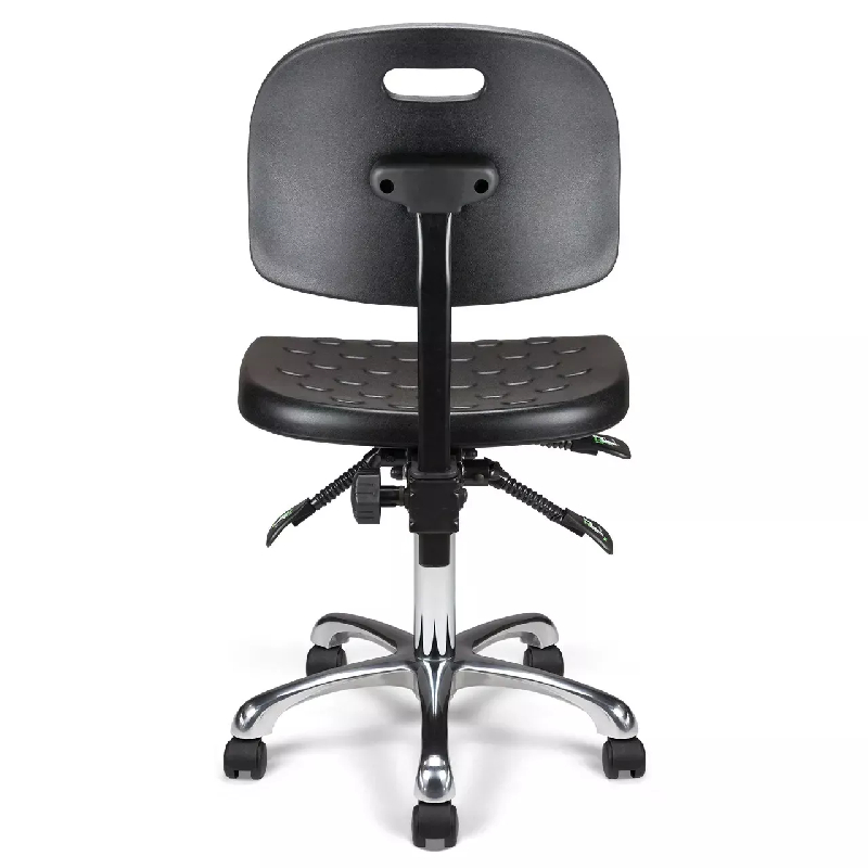 Siège technique polyuréthane asynchrone sur roulettes So Monza - Accoudoirs réglables 3D, Garantie 3 ans_3