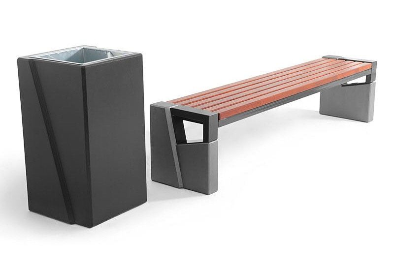 Poubelle publique 003344 - Intal - Komserwis - 70L - Design Aneta Bolisłaga_3