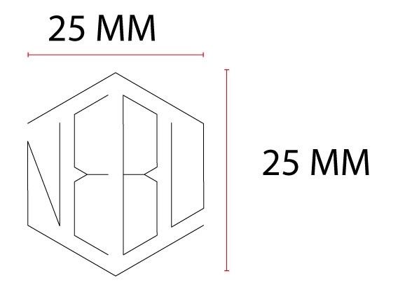 Marque à chaud Posta ALK Type 0 - RoyalPosthumus - électrique - ∅ 25 mm - pour bois, cuir, carton et plus_3