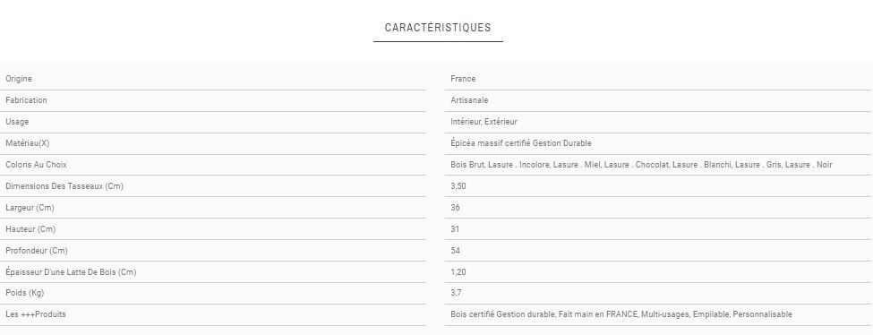 S3 - Caisses en bois - Simply A Box - L36 x H31 x P54 cm - Bois brut ou 6 coloris de lasure à l'eau_3