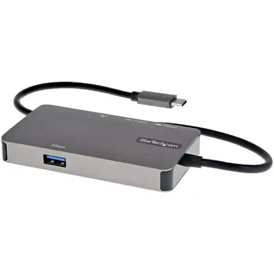 Adaptateur Multiports USB-C - USB-C vers HDMI 4K 30Hz ou VGA 1080p - Mini Dock USB Type-C avec Alime_3