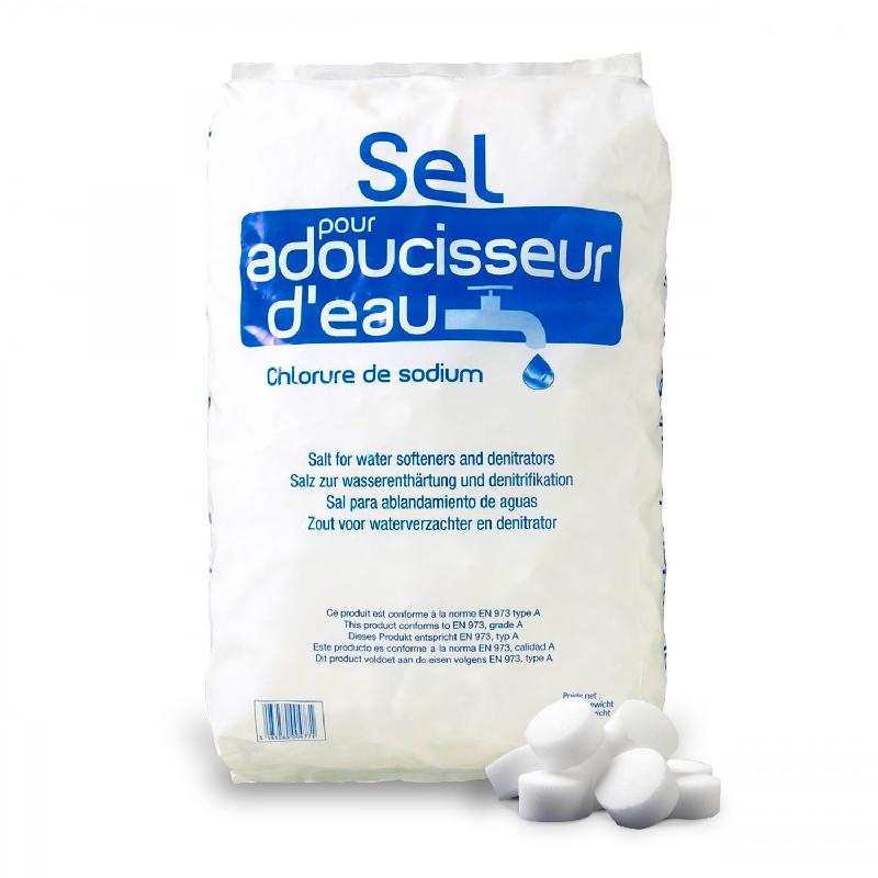 Sel pastille pour adoucisseur d'eau en sac de 25kg_3