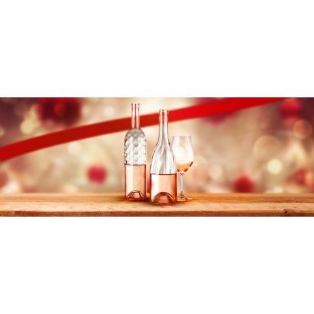 9063920 - Bouteille en verre - Boboco - Capacité 77 cl - Bouteille de vin Vertigo - Collection Bling_3