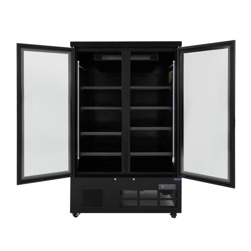 Armoire réfrigérée négative vitrée - 2 portes Série G - 744L - Polar - GP487_3