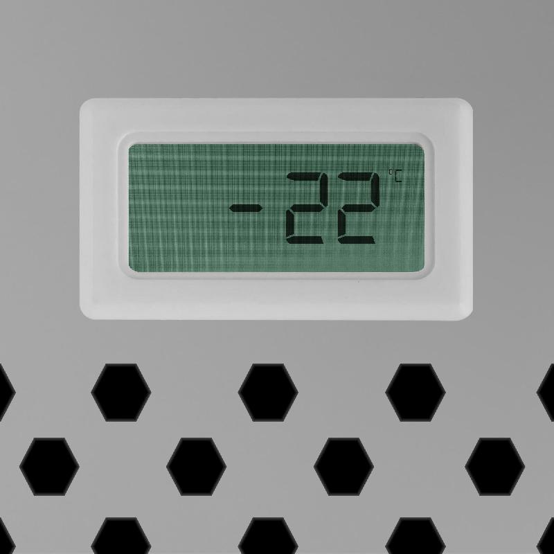 Congélateur bahut avec vitre coulissante -  -18 °c à -23 °c - couleur gris_3