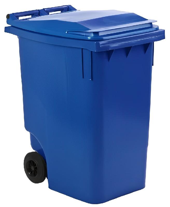 Container à déchets - 120L, 240L, 360L - 2 roues en caoutchouc - Couleurs multiples - HDPE - EN 840_3