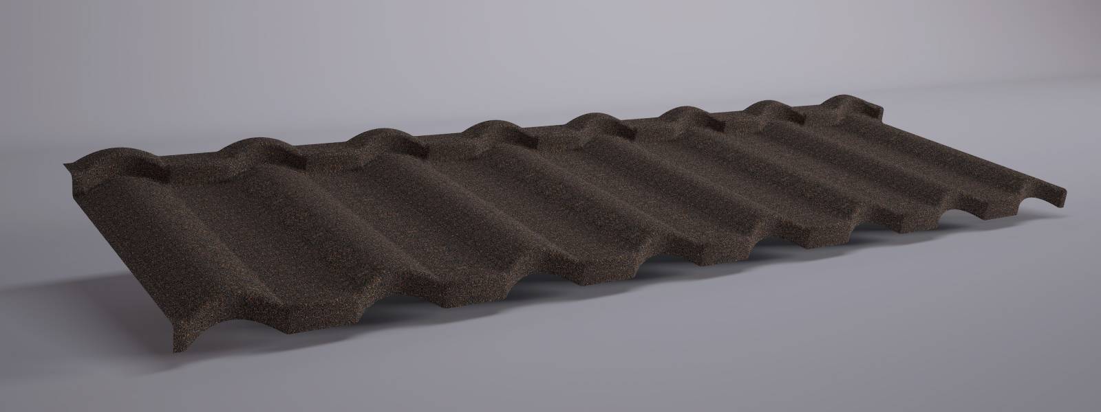 Tuile métallique modèle galbé double romane - Résistant aux charges de neige, de glace - GERARD® MILANO_3